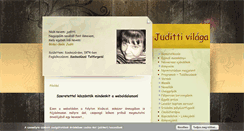 Desktop Screenshot of juditti.hu
