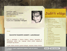 Tablet Screenshot of juditti.hu
